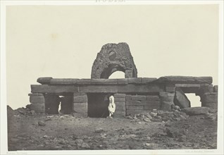Temple d'Amada; Nubie, 1849/51, printed 1852. Creator: Maxime du Camp.