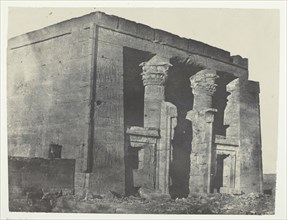 Temple De Dakkeh, Naos; Nubie, 1849/51, printed 1852. Creator: Maxime du Camp.