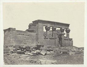 Temple de Débôd, Parembole de l'Itinéraire d'Antonin; Nubie, 1849/51, printed 1852. Creator: Maxime du Camp.