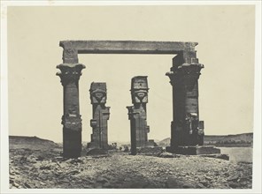Temple de Kardassy, Nubie, 1849/51, printed 1852. Creator: Maxime du Camp.