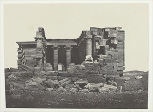 Temple De Maharakkah (Hièra Sycaminos Des Grecs); Nubie, 1849/51, printed 1852. Creator: Maxime du Camp.