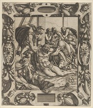 Deposition of the Cross, ca. 1544. Creator: Jean Mignon.