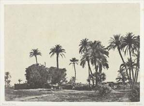 Village de Hamameh, Haute-Egypte, 1849/51, printed 1852. Creator: Maxime du Camp.