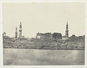 Vue Générale, Girgeh, Haute-Egypte, 1849/51, printed 1852. Creator: Maxime du Camp.