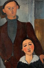 Jacques and Berthe Lipchitz, 1916. Creator: Amadeo Modigliani.