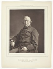 Edouard-René Laboulaye, 1853/79. Creator: Nadar.