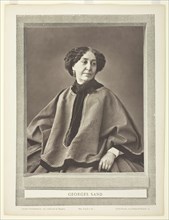 Georges Sand (born Amantine Lucile Aurore Dupin, French novelist, 1804-1876), 1864. Creator: Nadar.
