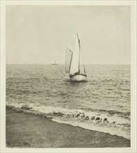 A Suffolk Shrimper "Coming Ashore", c. 1883/87, printed 1888. Creator: Peter Henry Emerson.