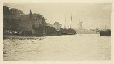Bound for the North River, 1887. Creator: Peter Henry Emerson.
