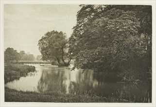 Crow-Island Stream, River Wye, 1880s. Creator: Peter Henry Emerson.