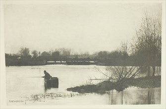 Field's Weir, Near Rye House, 1888. Creator: Peter Henry Emerson.