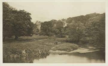 Haddon Hall, From the Meadows, 1880s. Creator: Peter Henry Emerson.