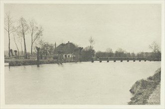 King's Weir, River Lea, 1880s. Creator: Peter Henry Emerson.