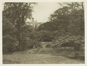 Lady Dorothy's Bridge, Haddon Hall, 1880s. Creator: Peter Henry Emerson.