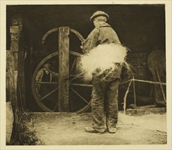 Rope-Spinning, 1887. Creator: Peter Henry Emerson.