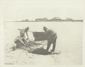 Smelting on the River Blythe (Suffolk), 1883/87, printed 1888. Creator: Peter Henry Emerson.