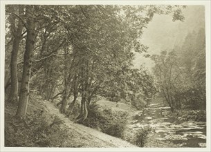 The Path Over The First Brae, Dove Dale, 1880s. Creator: Peter Henry Emerson.