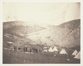 Camp of the 4th Dragoon Guards, near Karyni, 1855. Creator: Roger Fenton.