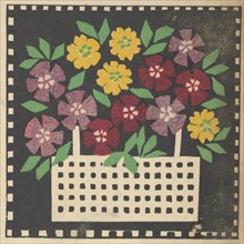 Basket of Flowers, 1907. Creator: Leopoldine Kolbe.