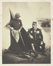 General Bosquet and Captain Dampière, 1855. Creator: Roger Fenton.