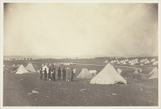 General Bosquet's Quarters looking toward Mackenzie Farm, 1855. Creator: Roger Fenton.
