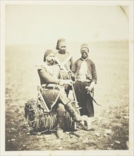 Ismail Pacha and Attendants, 1855. Creator: Roger Fenton.