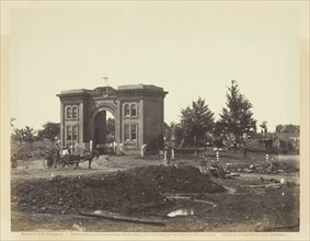 Gateway of Cemetery, Gettysburg, July 1863. Creator: Alexander Gardner.