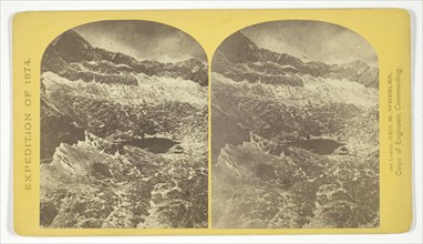 Alpine lakes, and mountain scenery, in the Cerro Blanco Mountains, Colorado, 13.000 fee..., 1874. Creator: Tim O'Sullivan.
