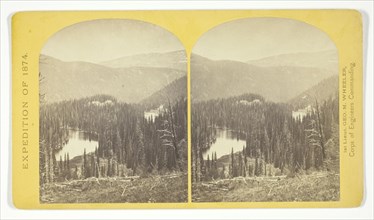 Lost Lakes, head of Conejos Cañon, Colorado, in the Sierra San Juan range, near divide..., 1874. Creator: Tim O'Sullivan.