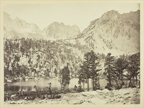 Alpine Lake, in the Sierra Nevada, California, 1871. Creator: Tim O'Sullivan.