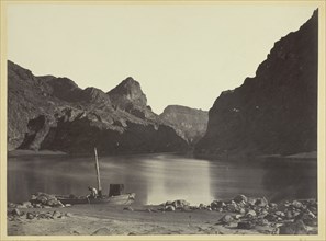 Black Cañon, Colorado River, from Camp 8, Looking Above, 1871. Creator: Tim O'Sullivan.