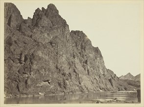 Bluff Opposite Big Horn Camp, Black Cañon, Colorado River, 1871. Creator: Tim O'Sullivan.
