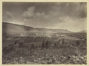 Distant View of Camp Apache, Arizona, 1873. Creator: Tim O'Sullivan.