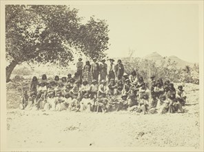 Group of Pah-Ute Indians, Nevada, 1871. Creator: Tim O'Sullivan.