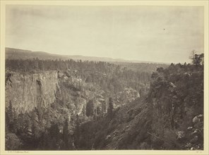 North Fork Cañon, Sierra Blanca Creek, Arizona, 1873. Creator: Tim O'Sullivan.