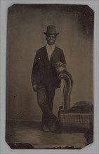 Untitled (Portrait of a Standing Man), 1875. Creator: Unknown.