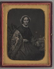 Untitled (Portrait of Seated Woman), 1860. Creator: Unknown.