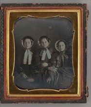 Untitled (Portrait of Three Girls), 1850. Creator: Unknown.