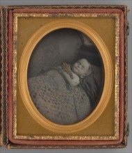 Untitled (Post Mortem Portrait of a Baby), 1855. Creator: Unknown.