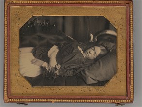 Untitled (Post Mortem Portrait of a Girl), 1855. Creator: Unknown.