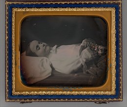 Untitled (Post-Mortem Portrait of a Girl), 1855. Creator: Unknown.
