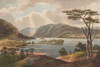 View from Fishkill Looking To West-Point (No. 15 of The Hudson River Portfolio), 1825. Creators: John Rubens Smith, John Hill.