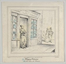 Polignac Patissier de l'ex-Cour de France, 1830. Creator: Marie-Alexandre Alophe.