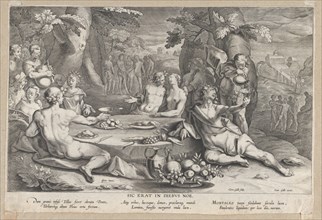 The Sinfulness of Mankind, late 16th-early 17th century. Creator: Cornelis Galle I.