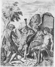 The Competition of Apollo and Marsyas and the Judgment of Midas, 1562. Creator: Giulio Sanuto.