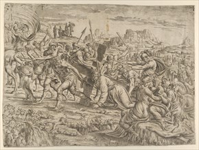 Carrying of the Cross, 1544. Creator: Jean Mignon.