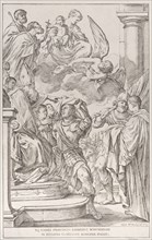 Plate 11: Saint William of Aquitaine, 1678. Creator: Giuseppe Maria Mitelli.
