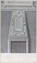 Design of a fireplace, 1756. Creator: Giovanni Battista Brostoloni.