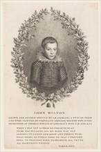 John Milton as a Boy, 1760. Creator: Giovanni Battista Cipriani.