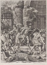 The Taking of Alexandria, 1672-78. Creator: Gerard Audran.